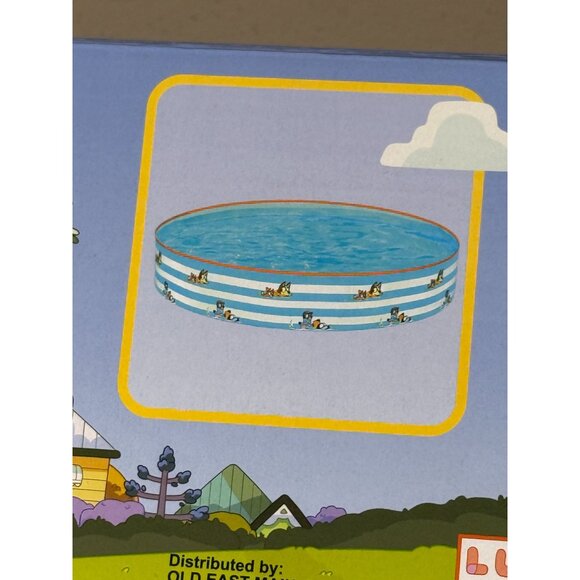 Bluey Fill ‘N Fun 60" x 10" Inflatable Kiddie Pool by Bestway - Picture 3 of 4